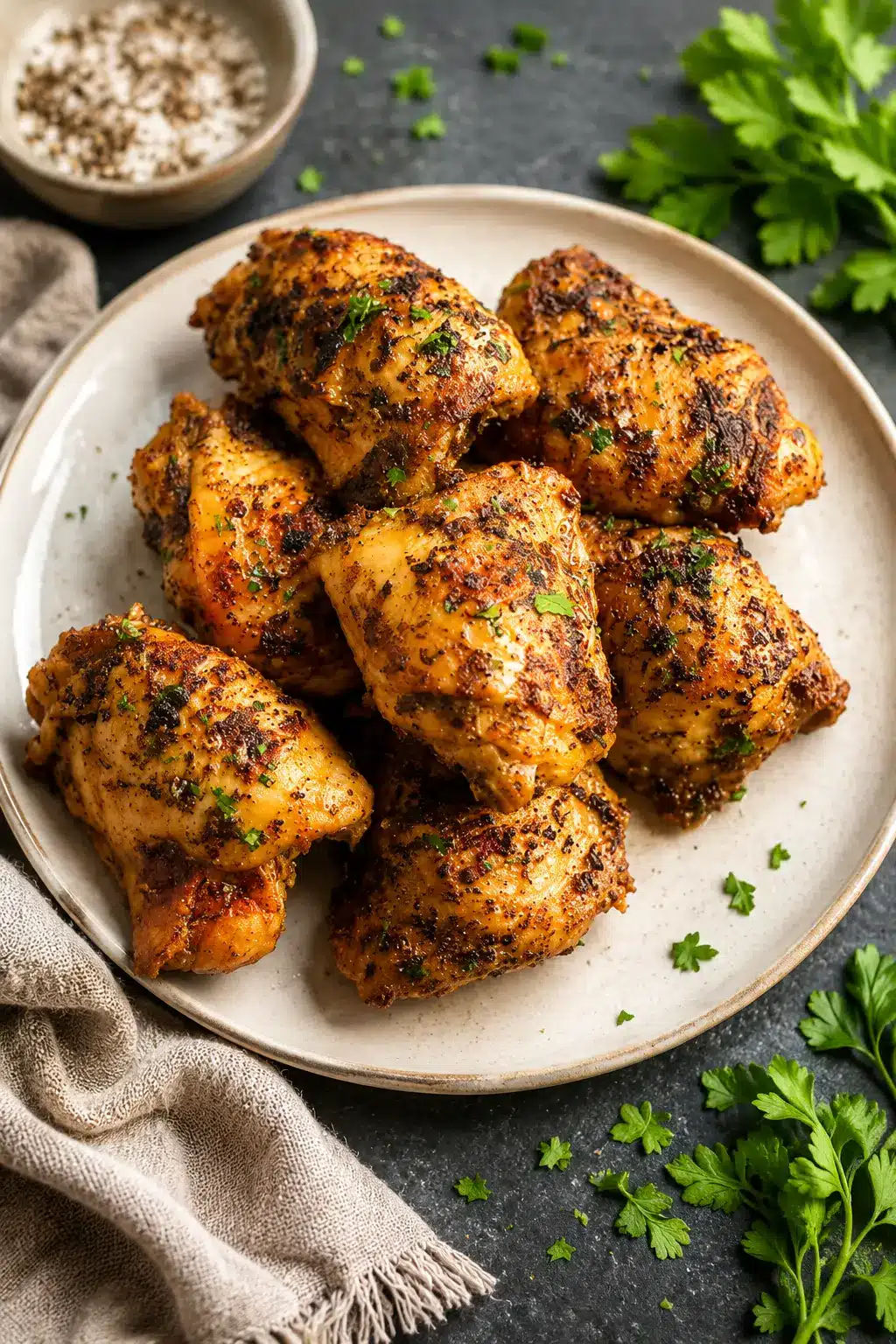 Oven Baked Chicken Thighs
