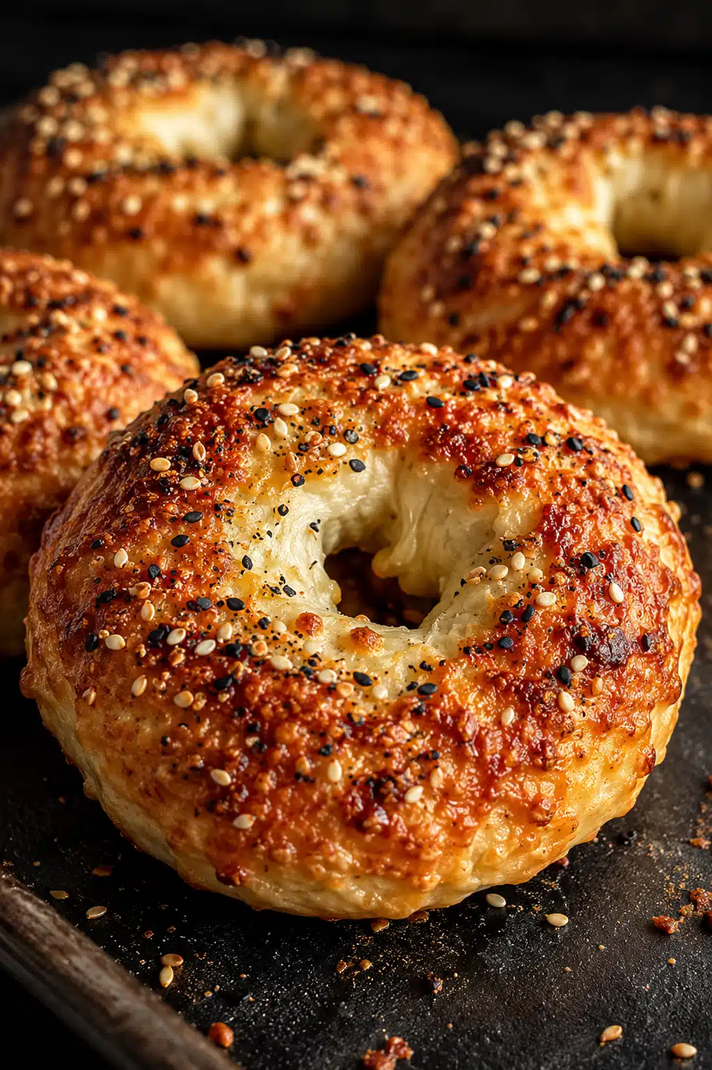 Fluffy Greek Yogurt Bagels