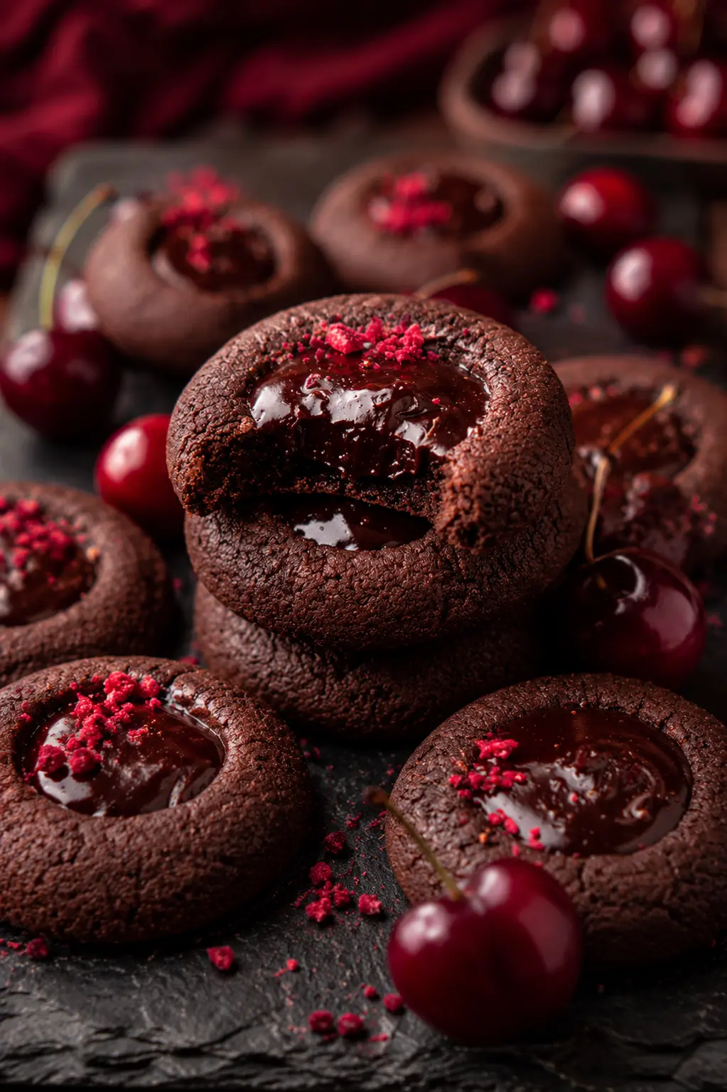 Chocolate Cherry Cookies
