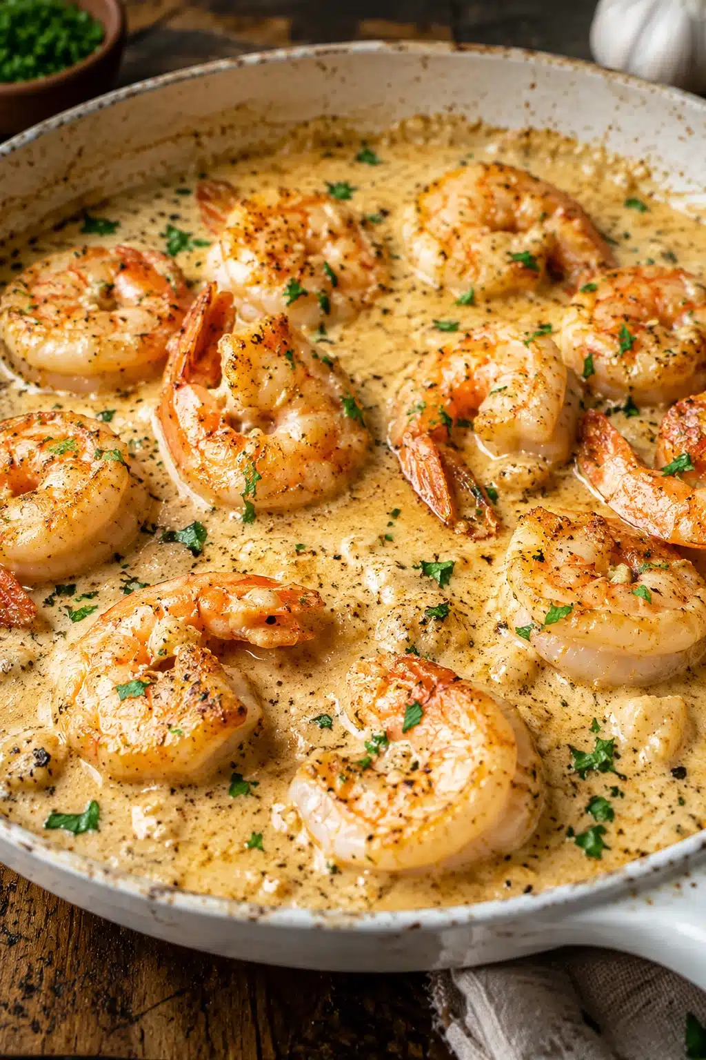 Creamy Garlic Shrimp