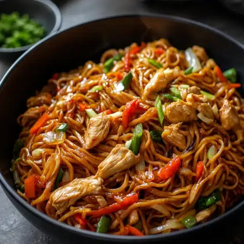 Delicious Chicken Lo Mein Recipe with tender chicken and savory noodles