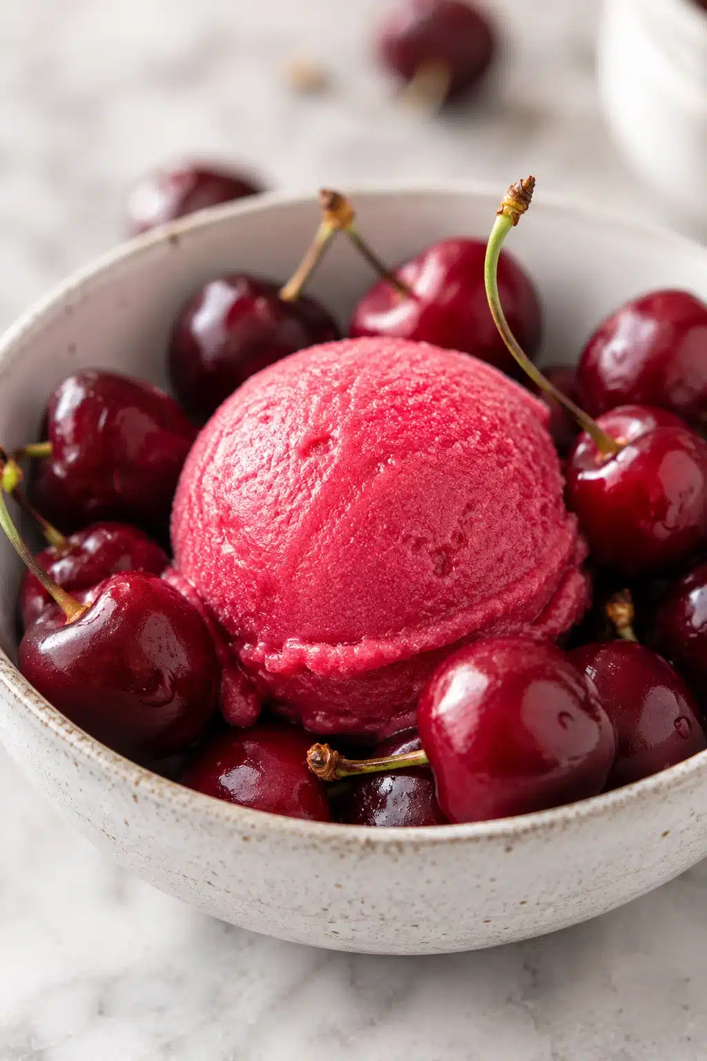 Fresh Cherry Sorbet